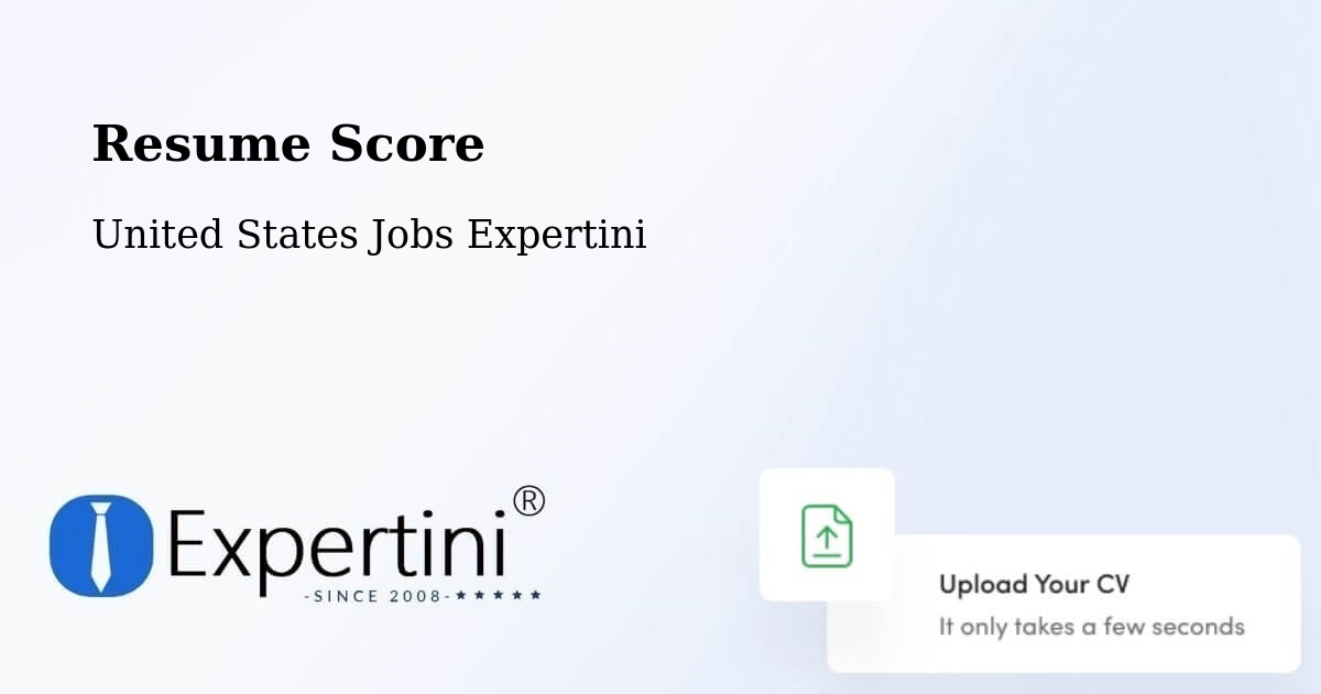Resume Score & Job Description Match Tool – Champlin - United States Jobs Expertini