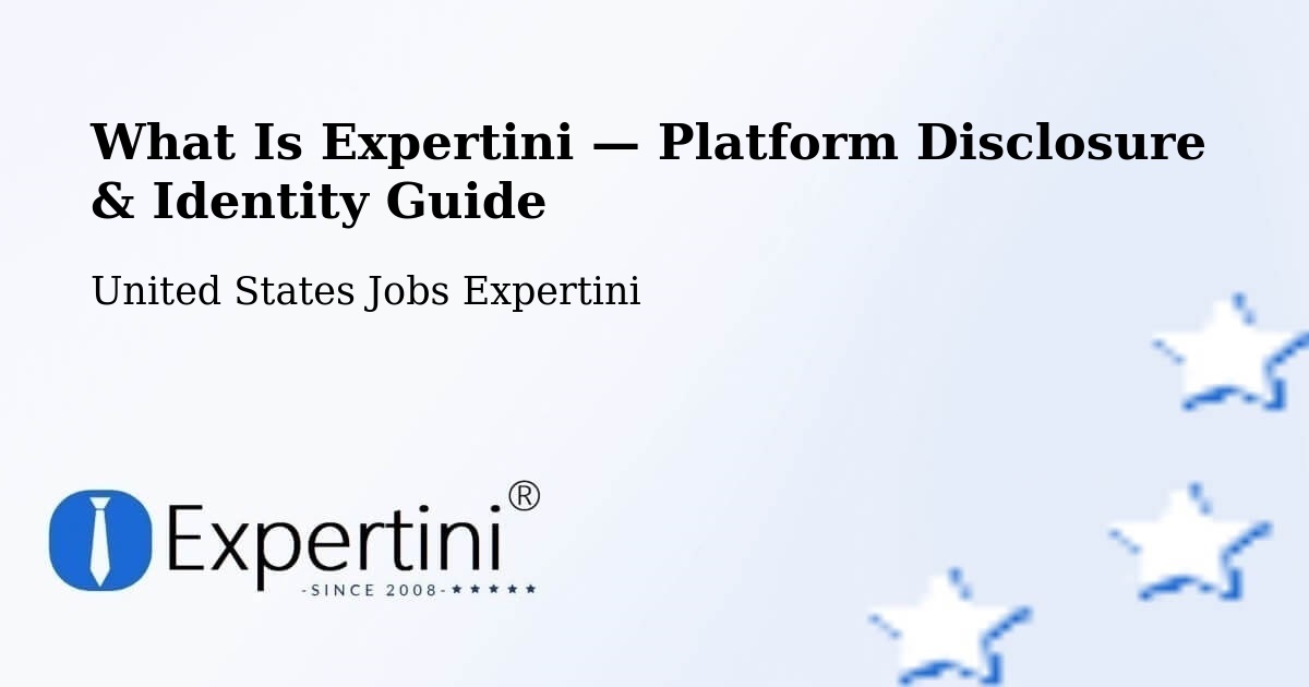 What Is Expertini — Platform Disclosure & Identity Guide – Champlin